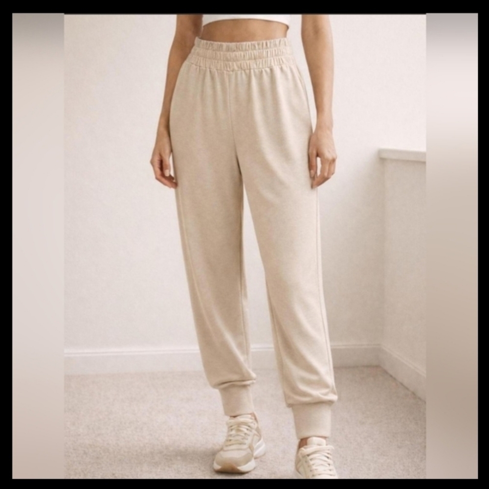 Varley Custer Pant Heathered Beige Small